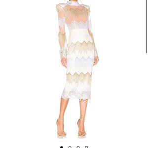 Chrysler Midi Dress in Moet